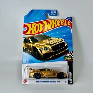 2025 Hot Wheels HW Race Day 2018 Bentley Continental GT3 Gold 7/10 New 162/250